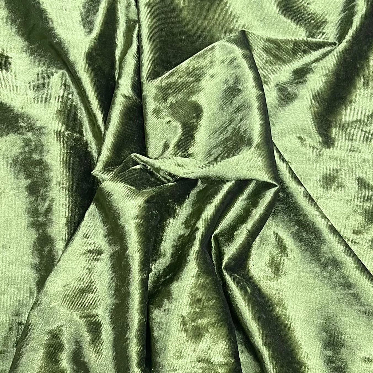 Pound A Metre 3 Metres Crushed Soft Velvet 55" Wide - (Khaki)
