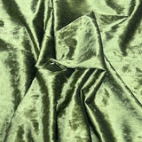 Pound A Metre 3 Metres Crushed Soft Velvet 55" Wide - (Khaki)