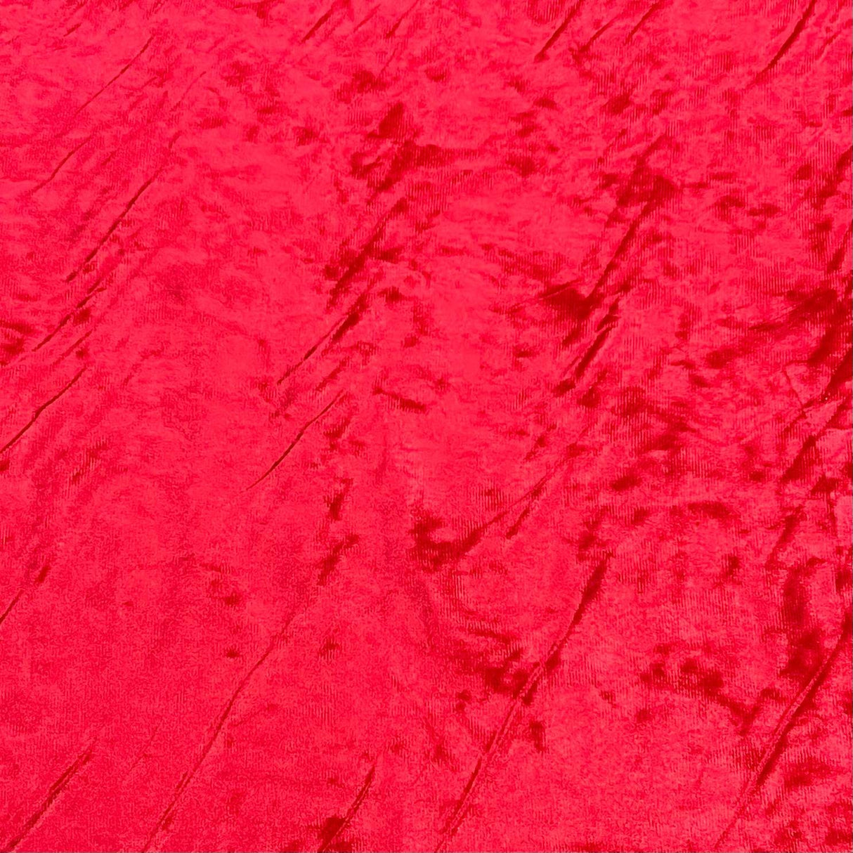 Pound A Metre 3 Metres Crushed Soft Velvet 55" Wide - (Red)