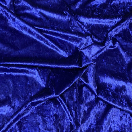 Pound A Metre 3 Metres 3 Metres Crushed Soft Velvet 55" Wide (Royal)