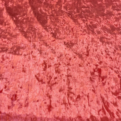 Pound A Metre 3 Metres 3 Metres Crushed Soft Velvet 55" Wide (Salmon)