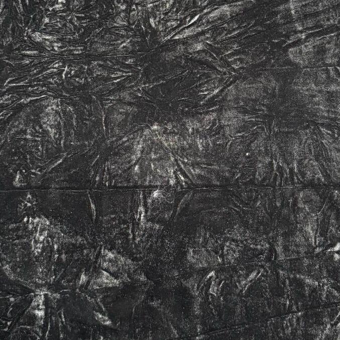 Pound A Metre 3 Metres 3 Metres Crushed Spandex Velvet 55" Wide (Black)