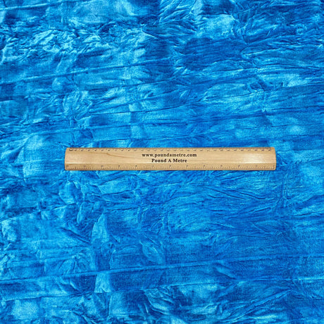 Pound A Metre 3 Metres 3 Metres Crushed Spandex Velvet 55" Wide (Blue)