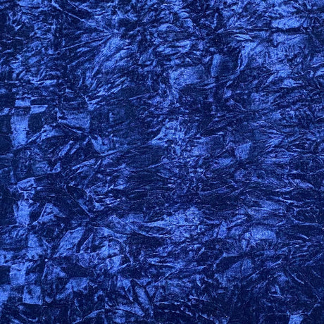 Pound A Metre 3 Metres 3 Metres Crushed Spandex Velvet 55" Wide (Blue)