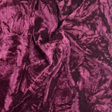 Pound A Metre 3 Metres 3 Metres Crushed Spandex Velvet 55" Wide (Burgundy)