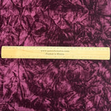 Pound A Metre 3 Metres 3 Metres Crushed Spandex Velvet 55" Wide (Burgundy)
