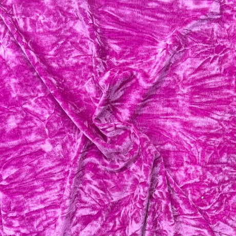 Pound A Metre 3 Metres 3 Metres Crushed Spandex Velvet 55" Wide (Cerise)