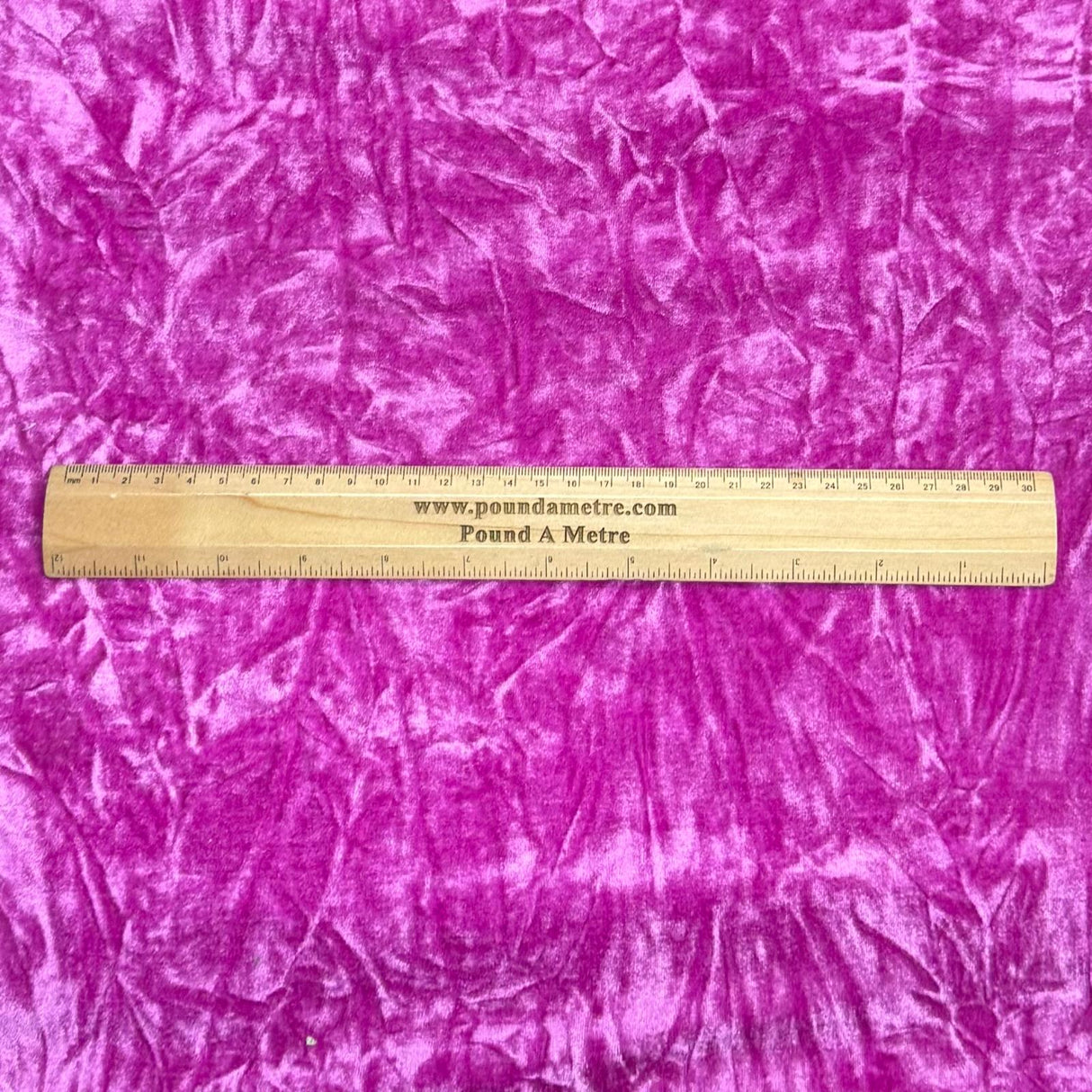 Pound A Metre 3 Metres 3 Metres Crushed Spandex Velvet 55" Wide (Cerise)