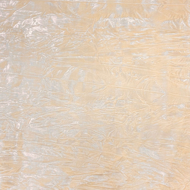 Pound A Metre 3 Metres 3 Metres Crushed Spandex Velvet 55" Wide (Cream)