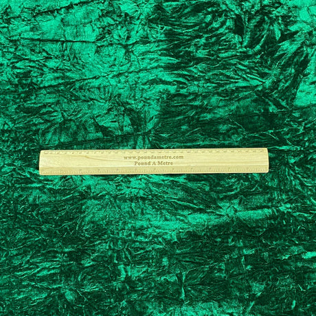 Pound A Metre 3 Metres 3 Metres Crushed Spandex Velvet 55" Wide (Emerald)