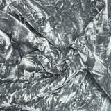 Pound A Metre 3 Metres 3 Metres Crushed Spandex Velvet 55" Wide (Grey)