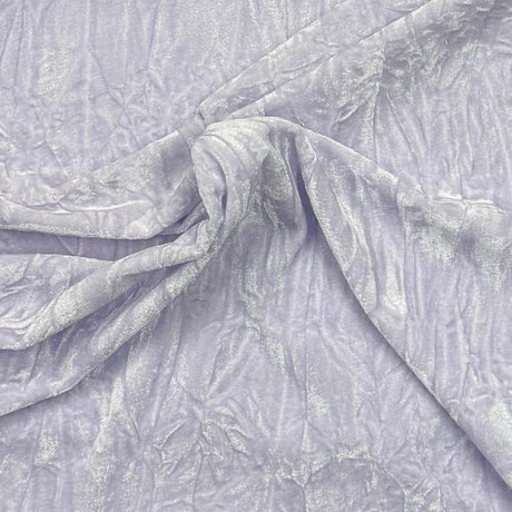 Pound A Metre 3 Metres 3 Metres Crushed Spandex Velvet 55" Wide (Lilac)