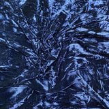 Pound A Metre 3 Metres 3 Metres Crushed Spandex Velvet 55" Wide (Navy)