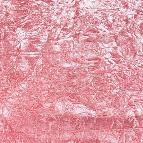 Pound A Metre 3 Metres 3 Metres Crushed Spandex Velvet 55" Wide (Pink)