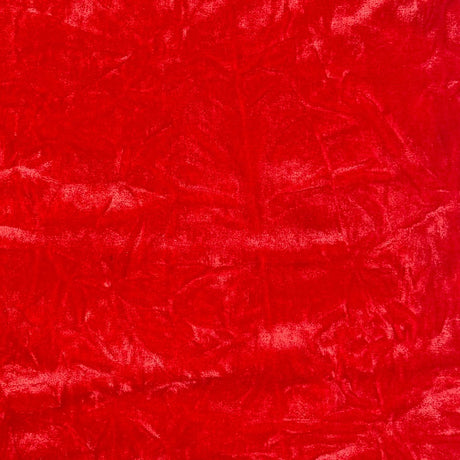 Pound A Metre 3 Metres 3 Metres Crushed Spandex Velvet 55" Wide (Red)