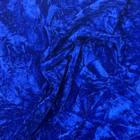 Pound A Metre 3 Metres 3 Metres Crushed Spandex Velvet 55" Wide (Royal)