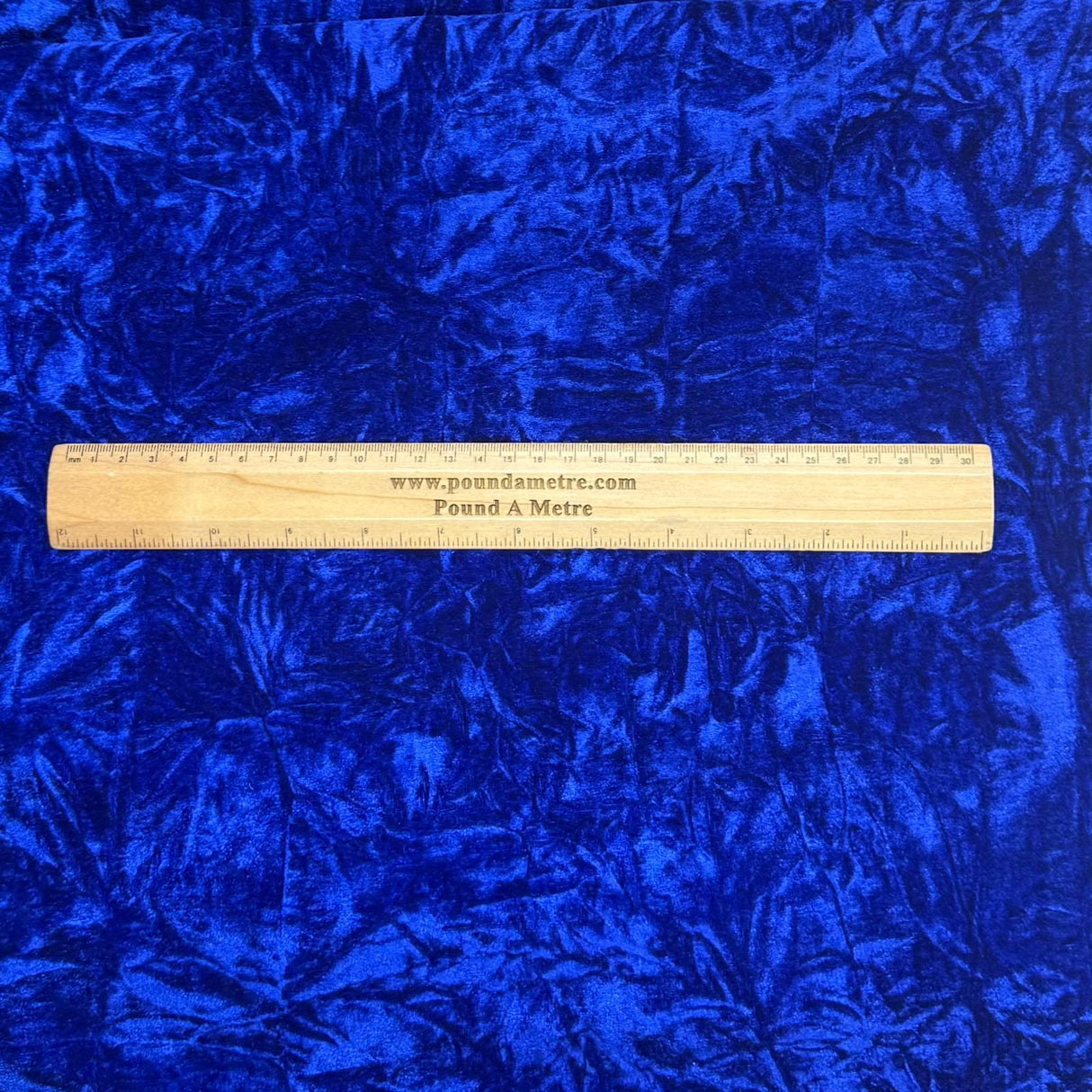 Pound A Metre 3 Metres 3 Metres Crushed Spandex Velvet 55" Wide (Royal)