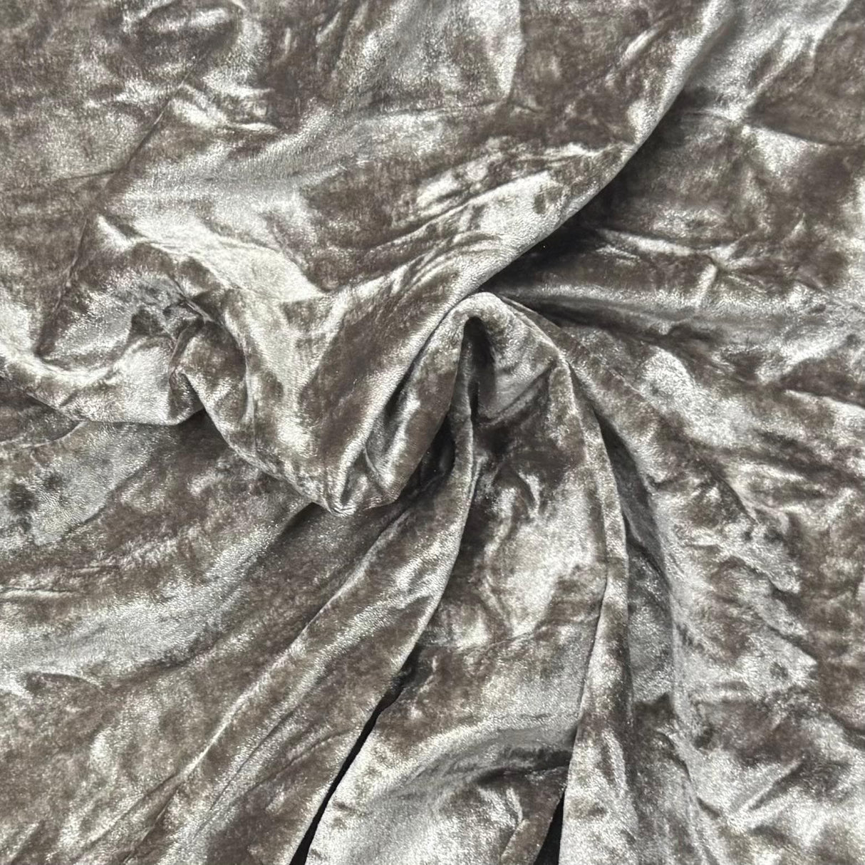 Pound A Metre 3 Metres 3 Metres Crushed Spandex Velvet 55" Wide (Stone)