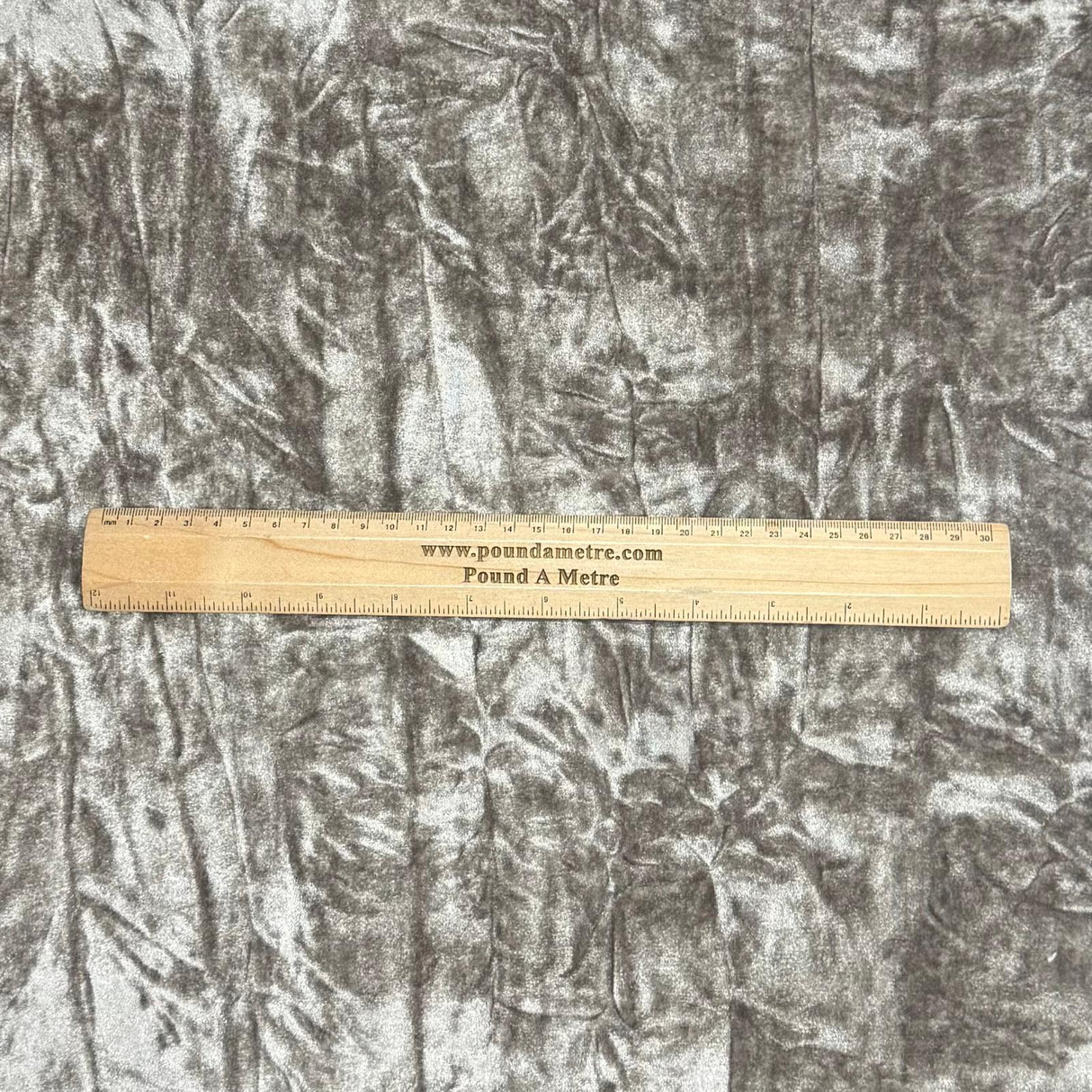 Pound A Metre 3 Metres 3 Metres Crushed Spandex Velvet 55" Wide (Stone)