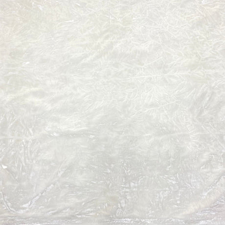 Pound A Metre 3 Metres 3 Metres Crushed Spandex Velvet 55" Wide (White)
