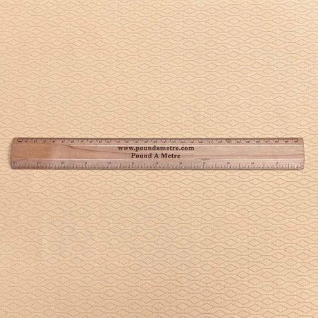 Pound A Metre 3 Metres 3 Metres Cut Out Satin Effect Jersey - 55"  (Beige)