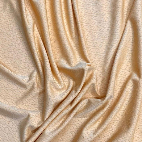 Pound A Metre 3 Metres 3 Metres Cut Out Satin Effect Jersey - 55"  (Beige)