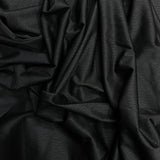 Pound A Metre 3 Metres 3 Metres Cut Out Satin Effect Jersey - 55"  (Black)