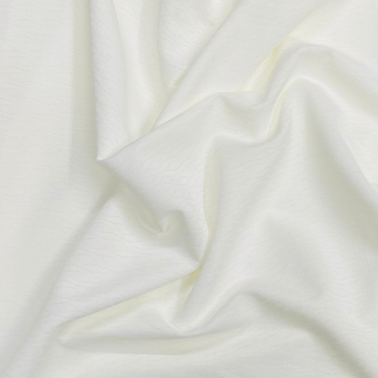 Pound A Metre 3 Metres 3 Metres Cut Out Satin Effect Jersey - 55"  (White)