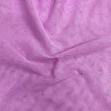 Pound A Metre 3 Metres Diamond Stretch Mesh Fabric 45" Wide (Light purple)