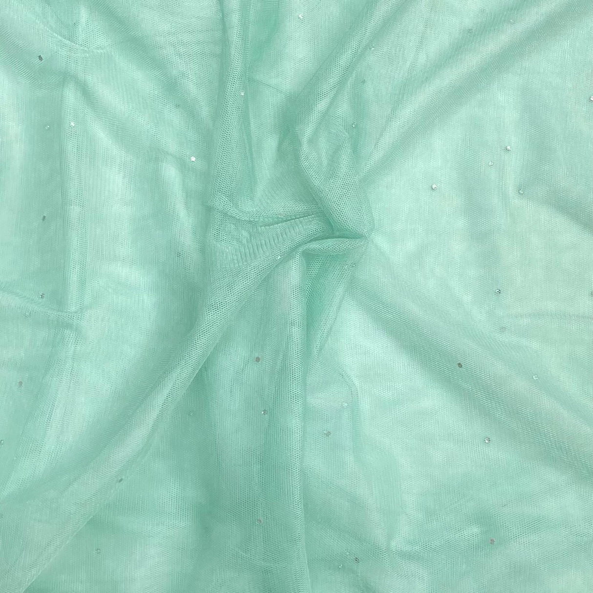 Pound A Metre 3 Metres Diamond Stretch Mesh Fabric 45" Wide (Mint)