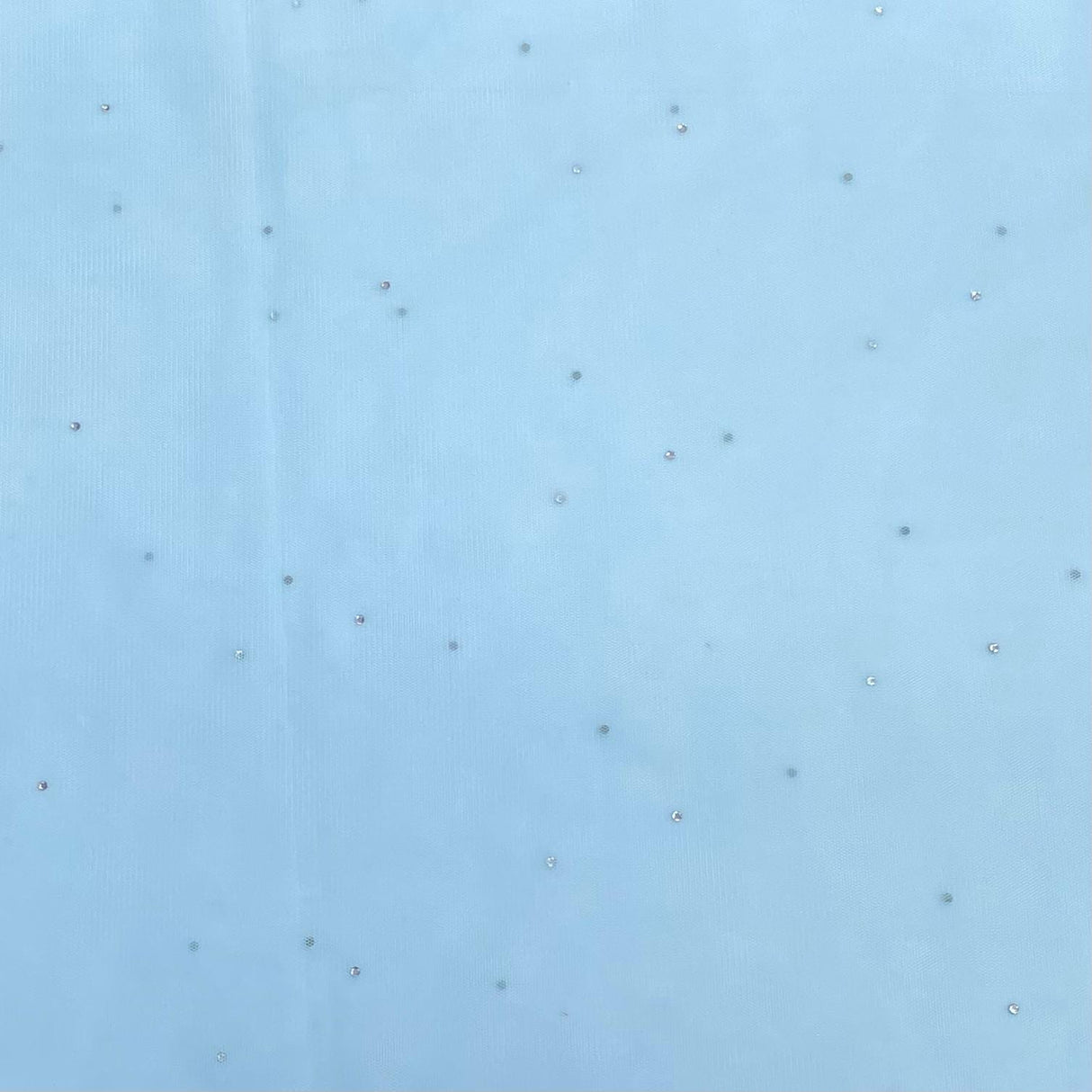 Pound A Metre 3 Metres Diamond Stretch Mesh Fabric 45" Wide (Sky)
