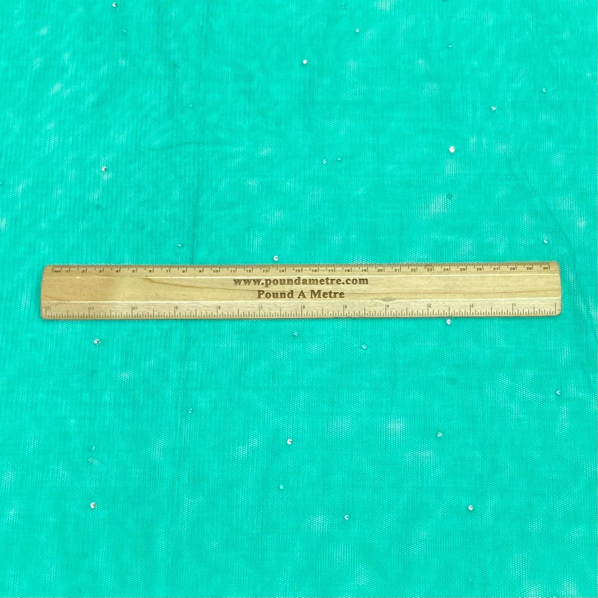 Pound A Metre 3 Metres Diamond Stretch Mesh Fabric 45" Wide (Teal)