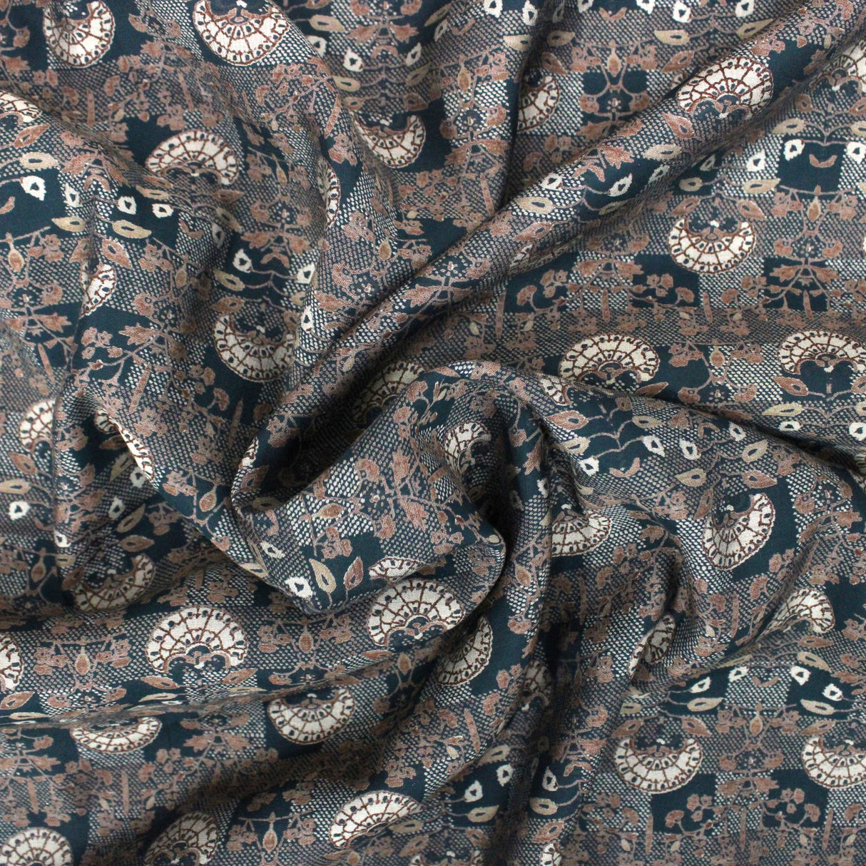 Pound A Metre 3 Metres Digital Print Roman Silk- 45" Wide (Building)