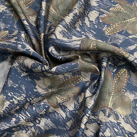 Pound A Metre 3 Metres Digital Print Roman Silk- 45" Wide (Garden) (EOL)