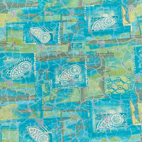 Pound A Metre 3 Metres Digital Print Roman Silk- 45" Wide (Mint) (EOL)