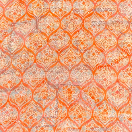 Pound A Metre 3 Metres Digital Print Roman Silk- 45" Wide (Orange)