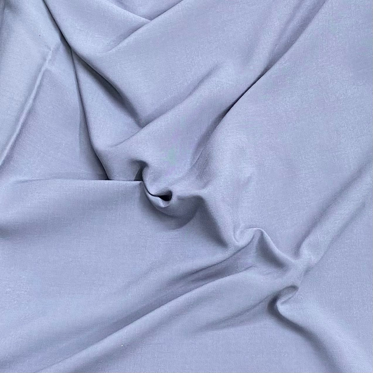 Pound A Metre 3 Metres 3 Metres Dress Making Plain Viscose Fabric - 55" Wide - (Grey) (EOL)