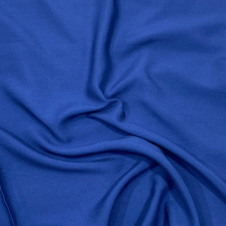 Pound A Metre 3 Metres 3 Metres Dress Making Plain Viscose Fabric - 55" Wide - Navy