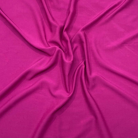Pound A Metre 3 Metres 3 Metres Dress Making Plain Viscose Fabric - 55" Wide - (Pink)