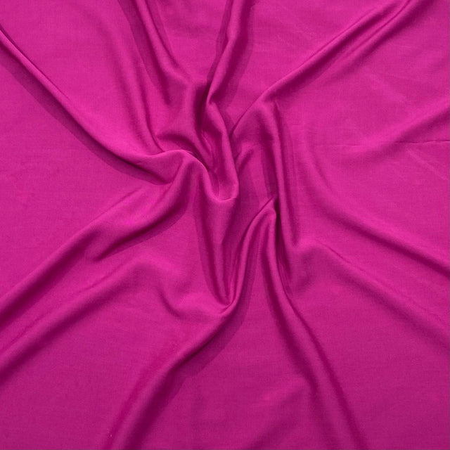 Pound A Metre 3 Metres 3 Metres Dress Making Plain Viscose Fabric - 55" Wide - (Pink)