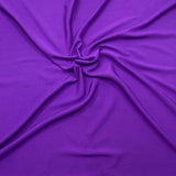 Pound A Metre 3 Metres 3 Metres Dress Making Plain Viscose Fabric - 55" Wide - (Purple)