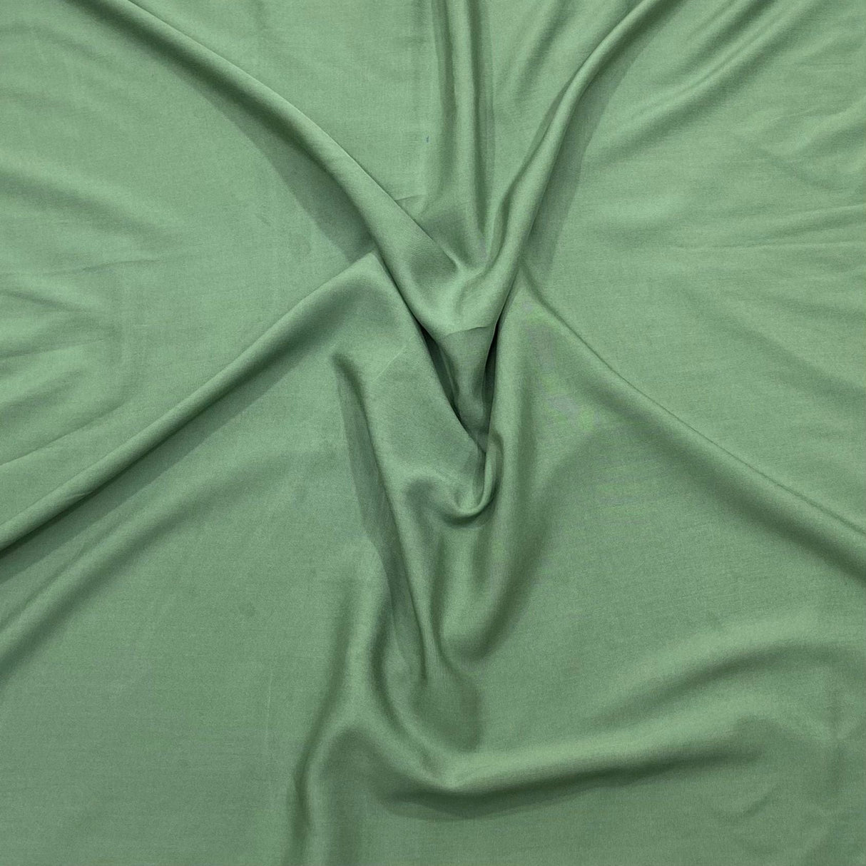 Pound A Metre 3 Metres 3 Metres Dress Making Plain Viscose Fabric - 55" Wide - (Sage)