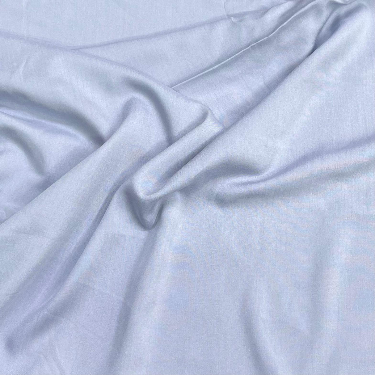 Pound A Metre 3 Metres Dress Making Plain Viscose Fabric - 55" Wide - (Sky)