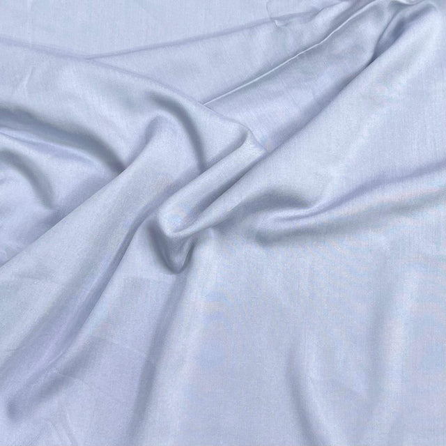 Pound A Metre 3 Metres Dress Making Plain Viscose Fabric - 55" Wide - (Sky)