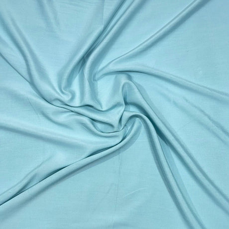 Pound A Metre 3 Metres 3 Metres Dress Making Plain Viscose Fabric - 55" Wide - Water