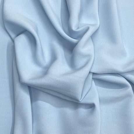 Pound A Metre 3 Metres 3 Metres Dressmaking Moss Crepe 55" wide (Sky)