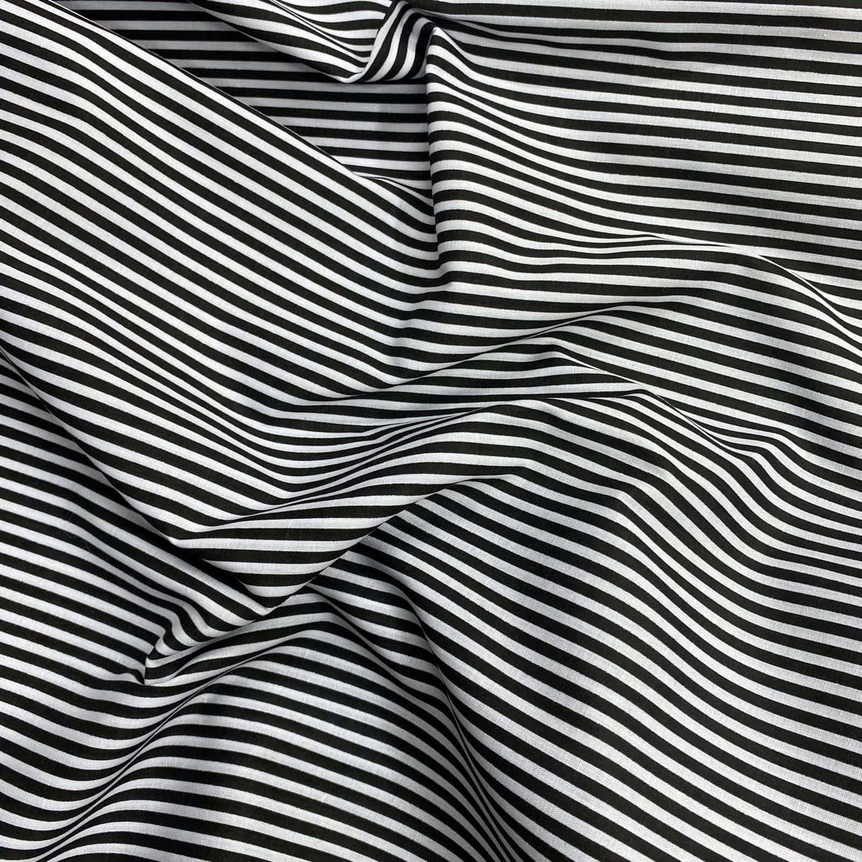 Pound A Metre 3 Metre 3 Metres Dressmaking Poly-Cotton - 45" wide (Black & Grey)