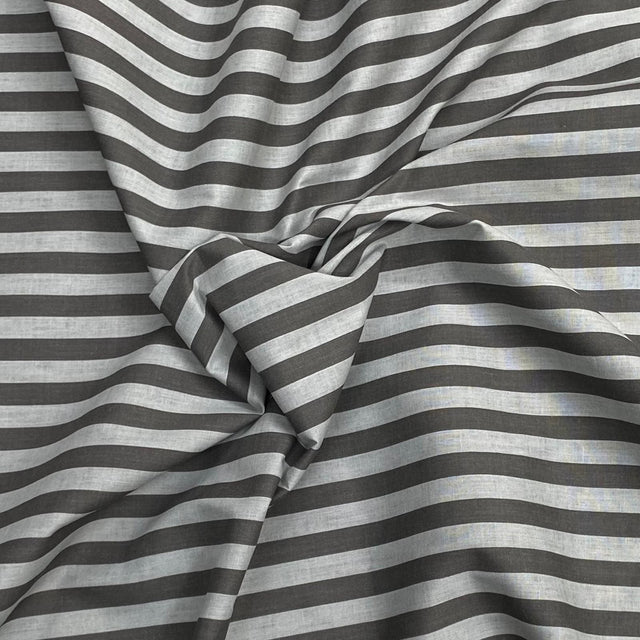 Pound A Metre 3 Metre 3 Metres Dressmaking Poly-Cotton - 45" wide (Black Grey)