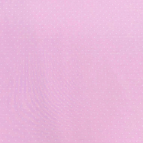 Pound A Metre 3 Metre 3 Metres Dressmaking Poly-Cotton - 45" wide (Pink Polka)