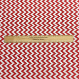 Pound A Metre 3 Metre 3 Metres Dressmaking Poly-Cotton - 45" wide (Red & White)